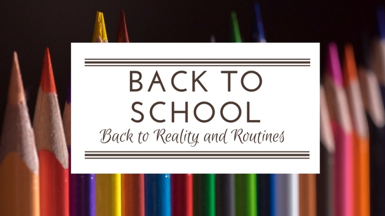 Ready for First Grade: Back to Reality and Routines